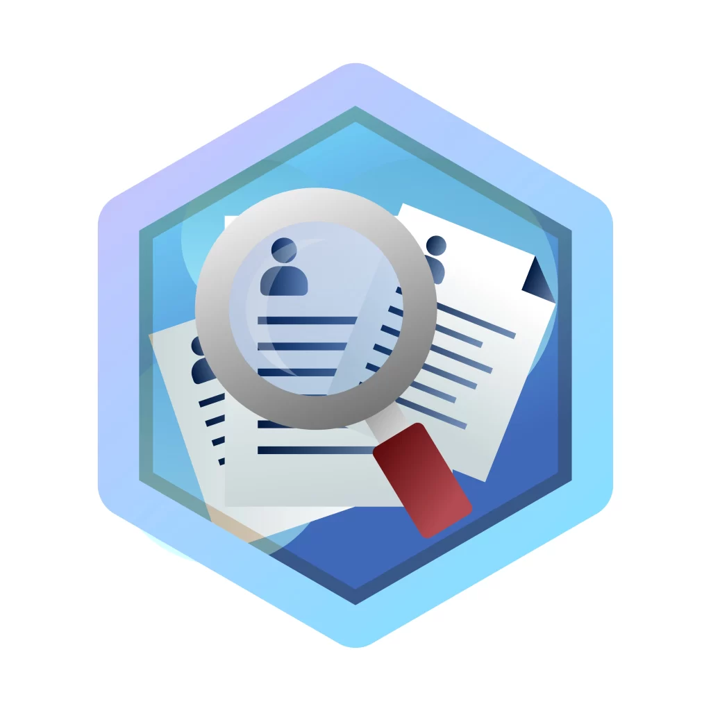 badge_magnifiying search glass-app-icon-design